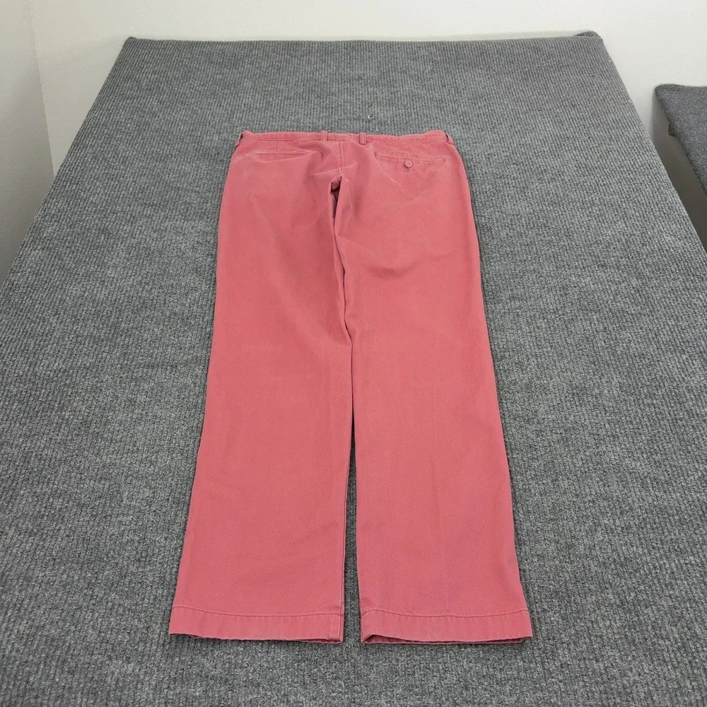 J Crew Pants Mens 34 Pink Cotton Broken In Chino Casual Classic Style Preppy